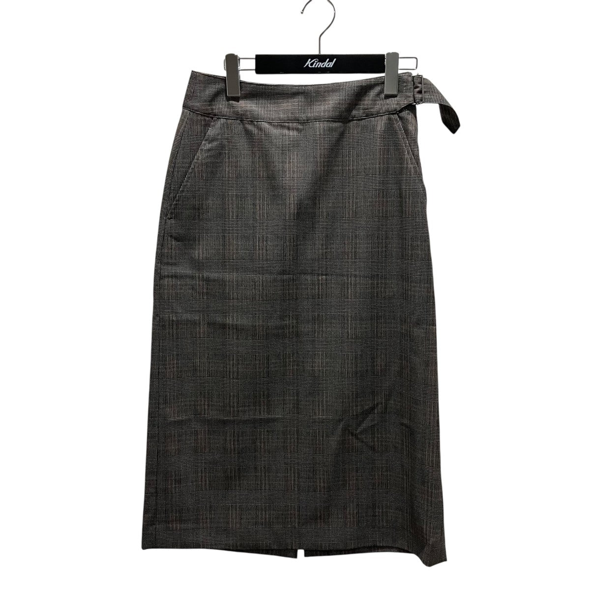 【OVERCHECK WOOL】グレンチェックスカート578-4232003