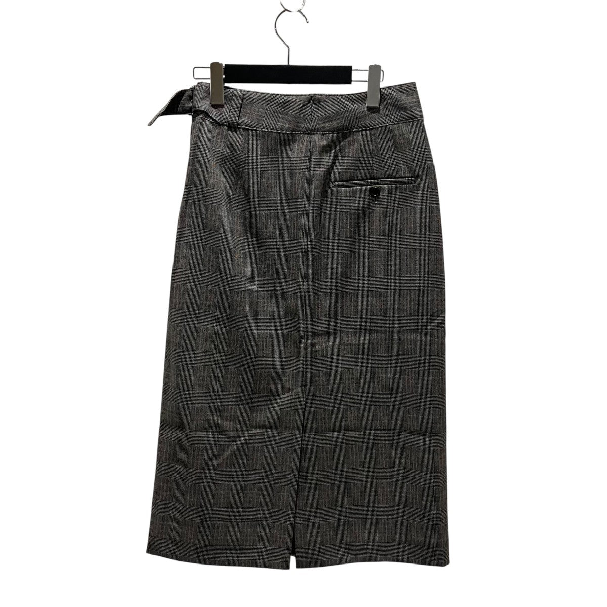 【OVERCHECK WOOL】グレンチェックスカート578-4232003