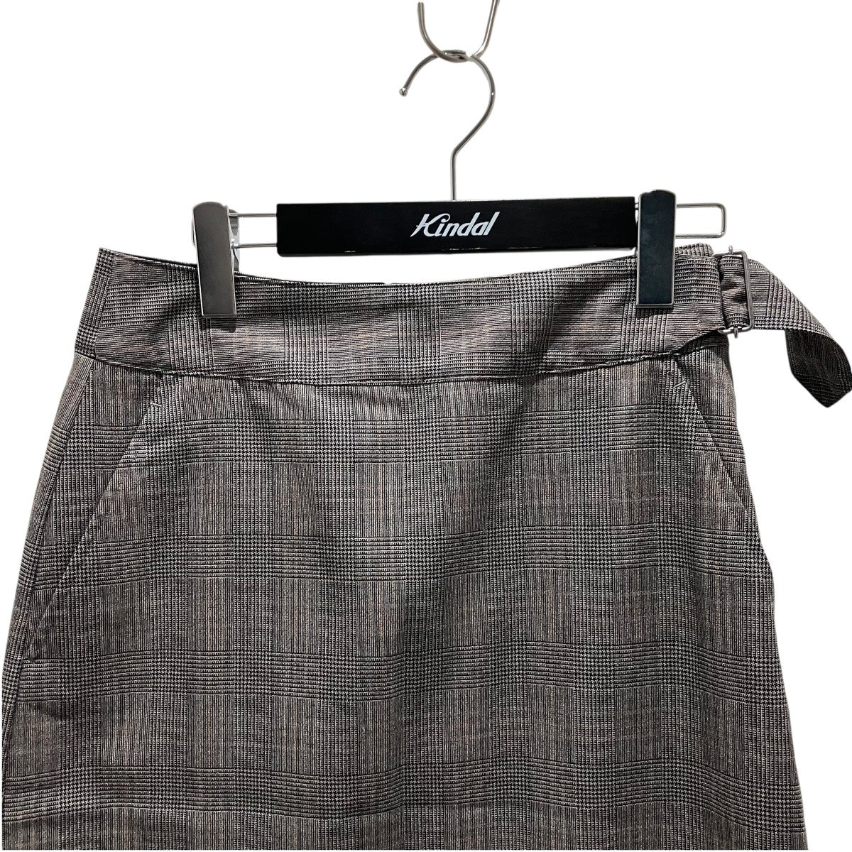 【OVERCHECK WOOL】グレンチェックスカート578-4232003