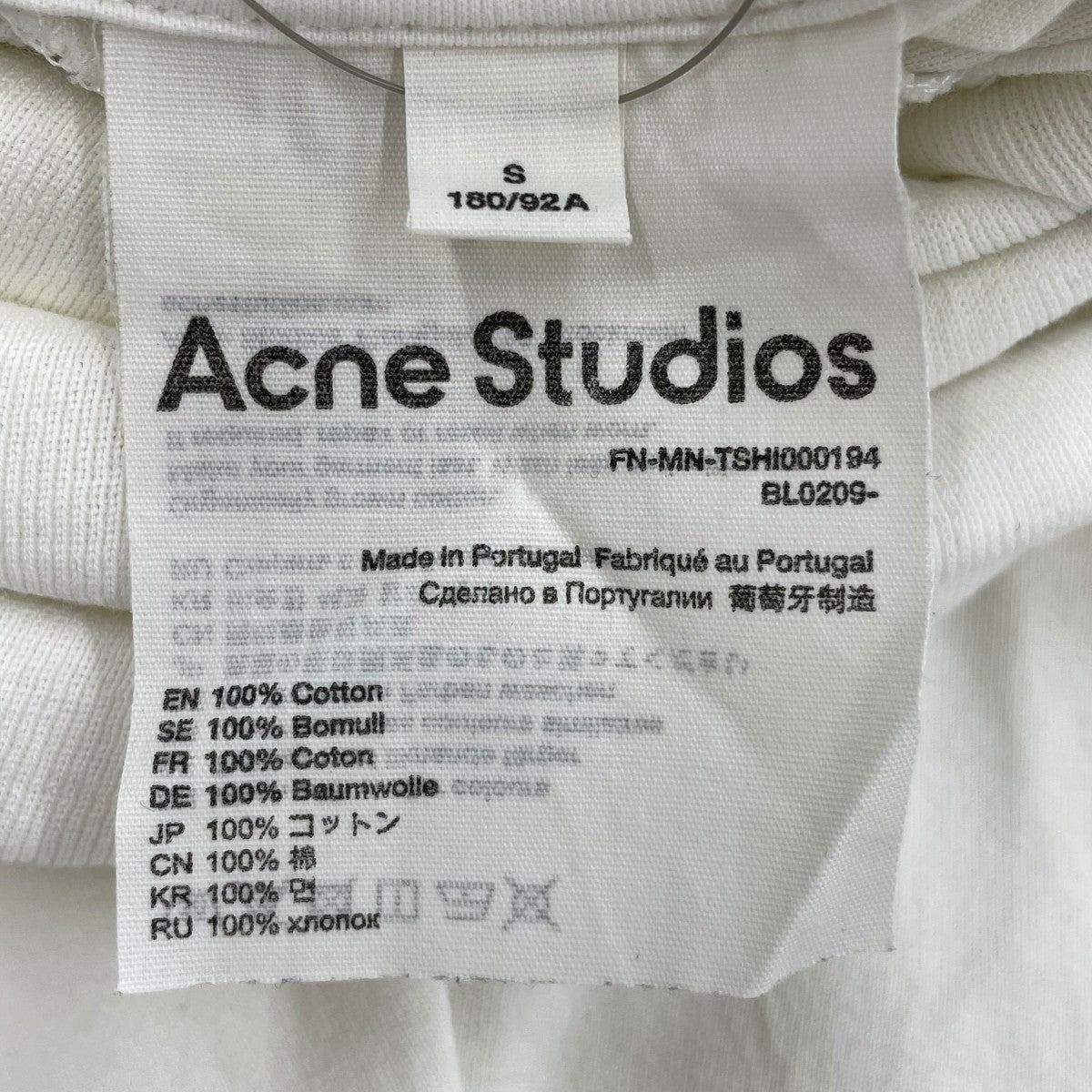 ACNE STUDIOS タートルネックカットソーFN-MN-TSHI000194 古着・中古-5枚目のアイテム画像