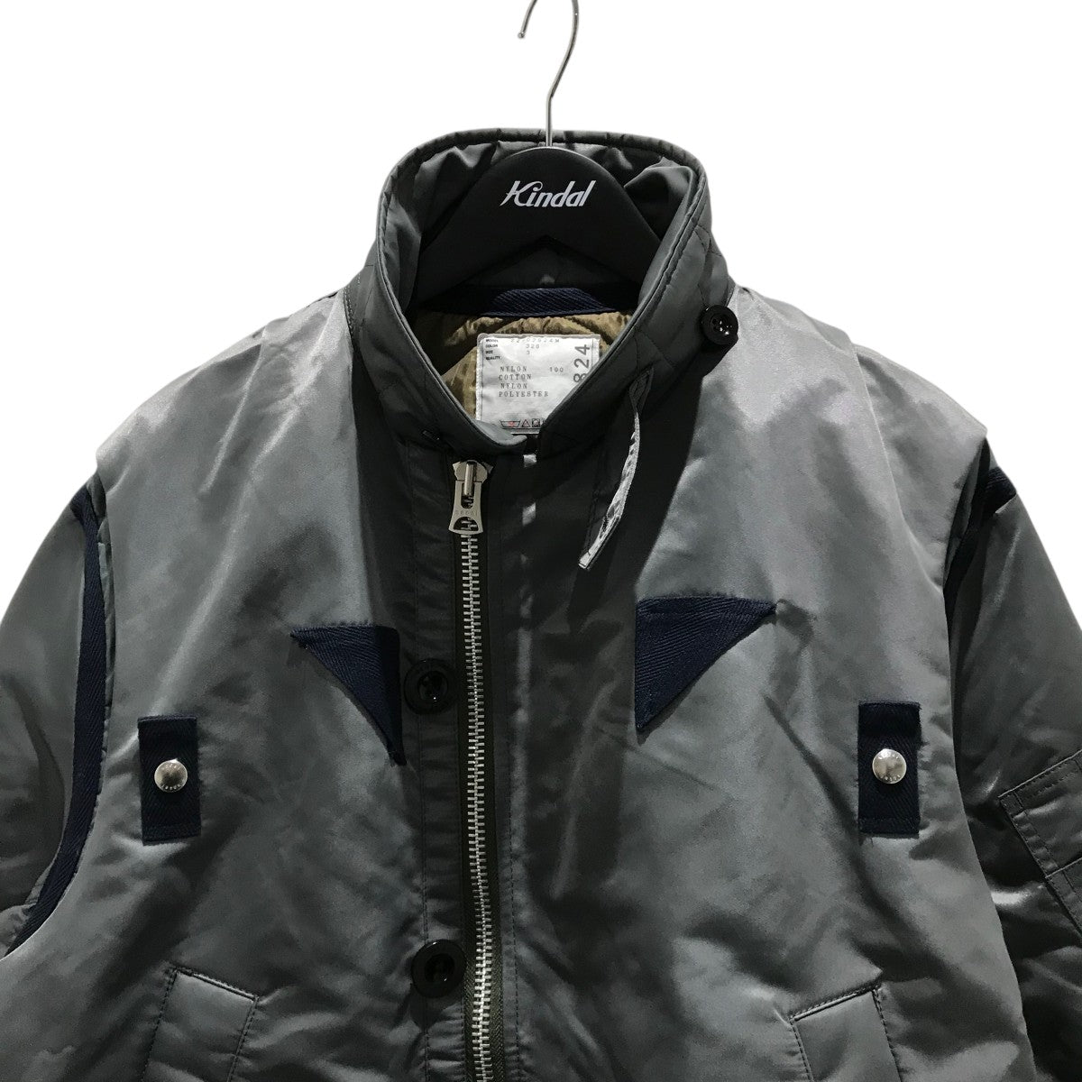 sacai(サカイ) M Nylon Twill Mix Blousonドッキングナイロンツイル