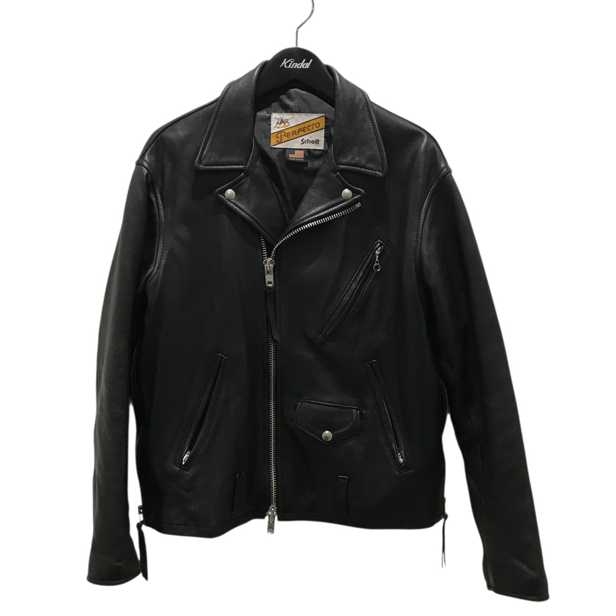 Schott Bros. Perfeito ブラックジャケット XL lc1140icon__black__p1.webp?v=