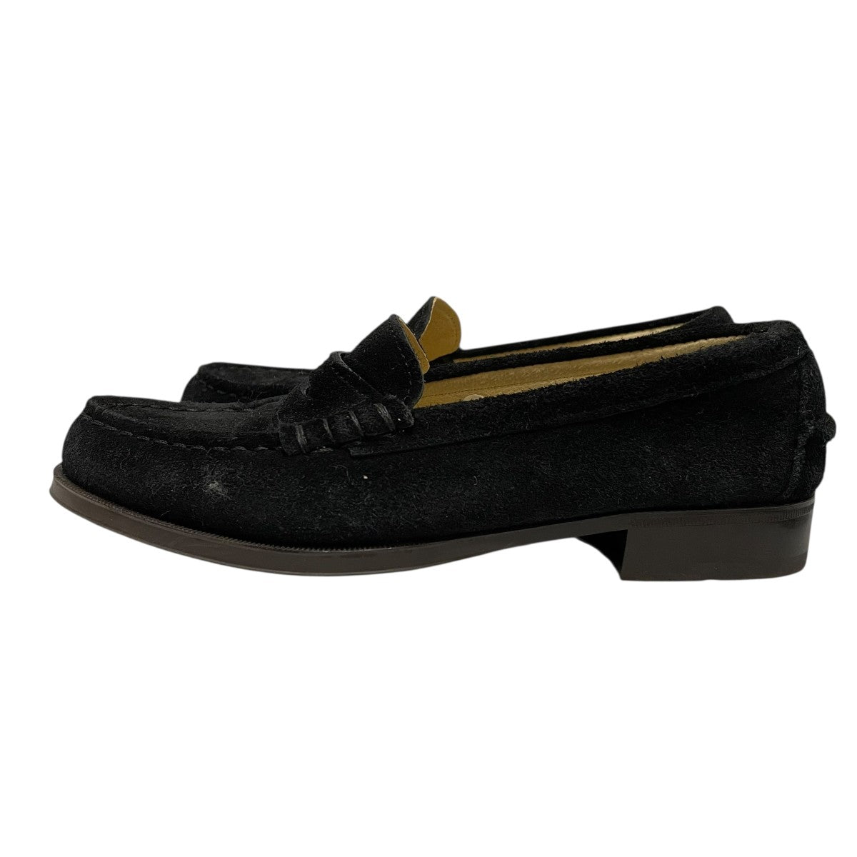 SHISHIKUI×HARUTA スエード ローファー ブラック サイズ 22 1/2