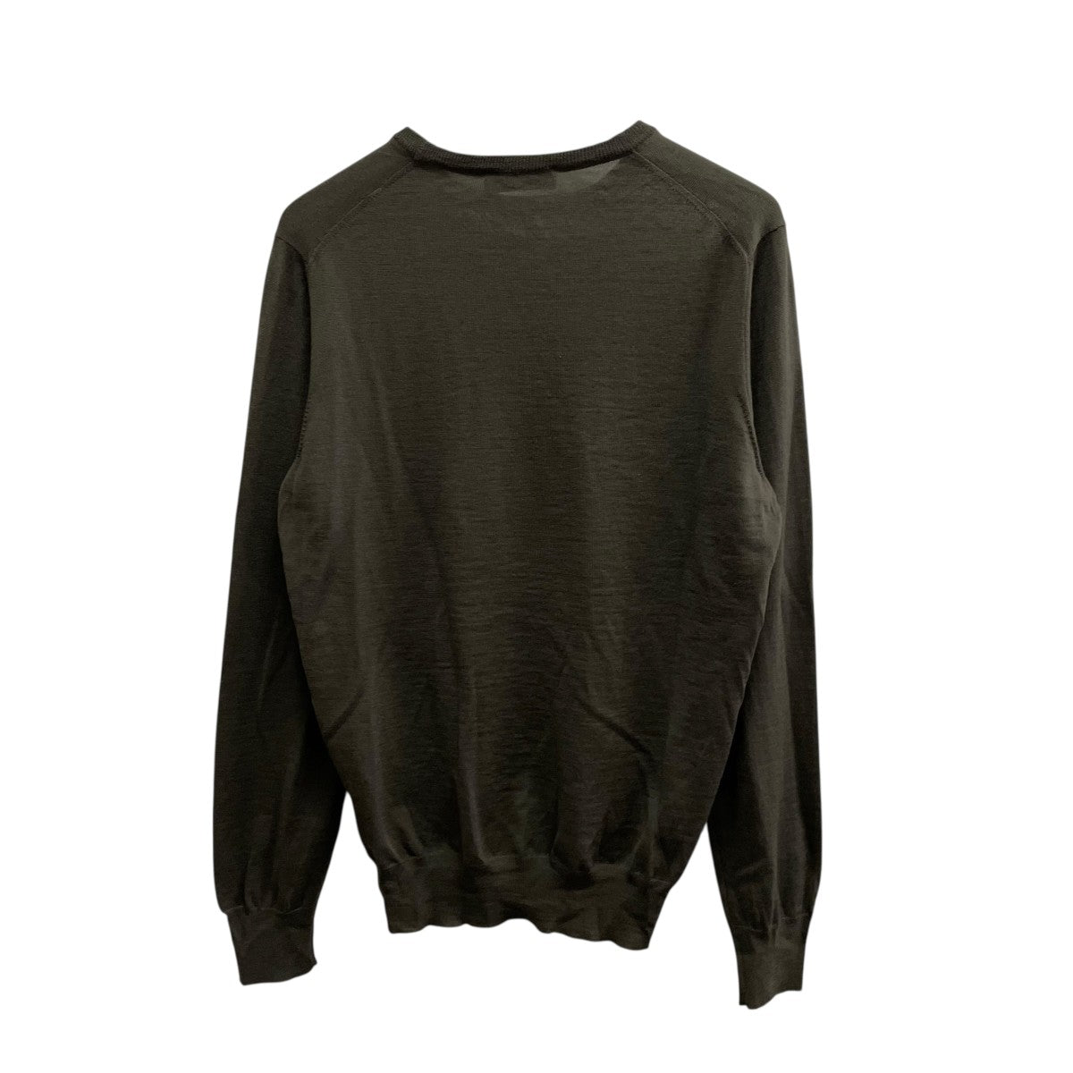 【＊美品】GRAN SASSO ターコイズ色　クルーネックニット 美品】GRAN SASSO ターコイズ色 クルーネックニット