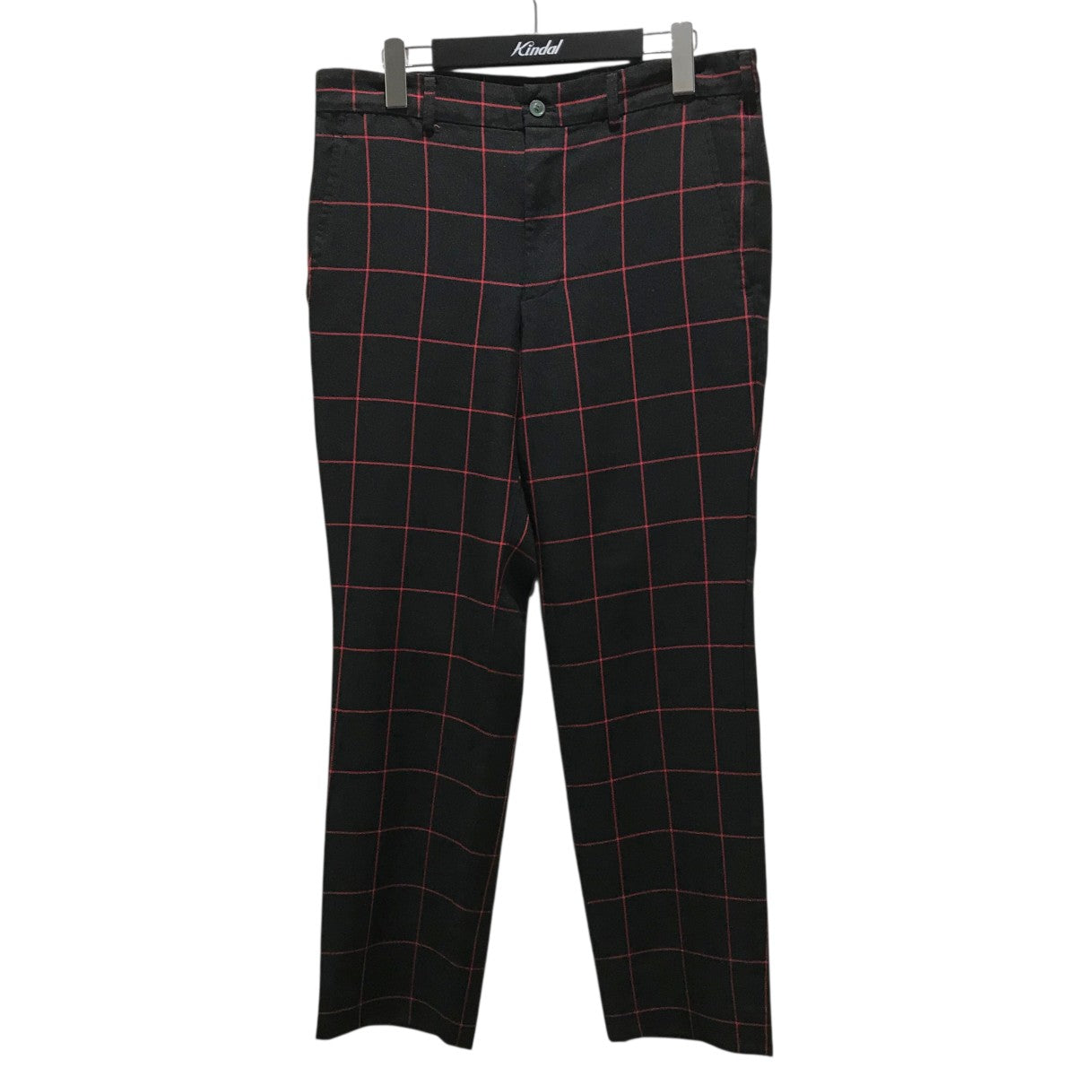 18ss Black COMME des GARCONS ポリ縮寅一パンツ COMME des GARCONS HOMME PLUS(コムデギャルソンオムプリュス