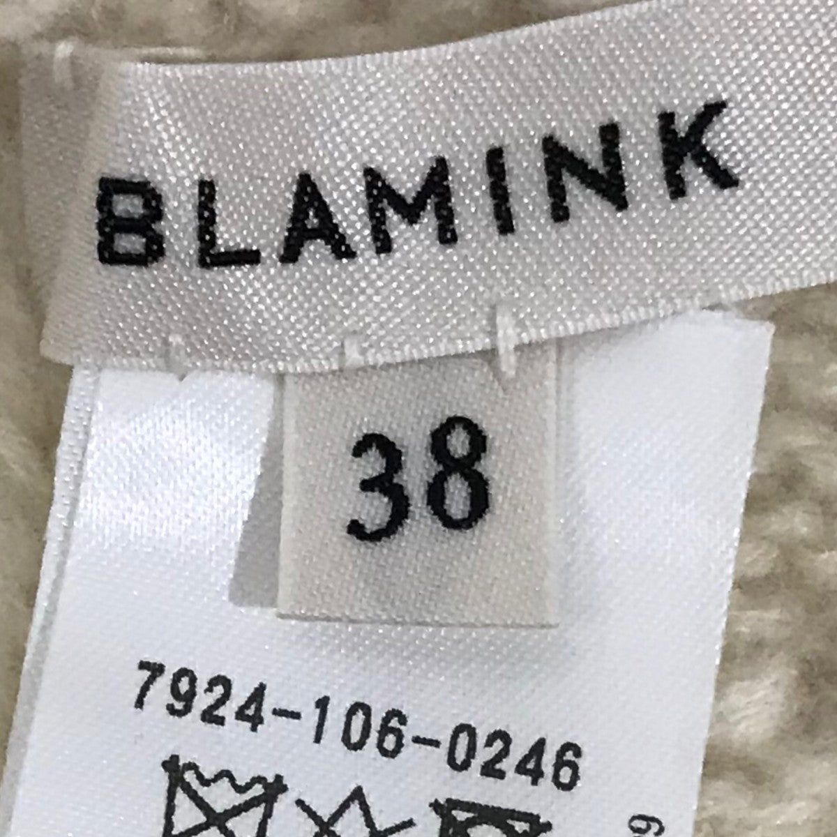 BLAMINK ケーブルニットスカート7924-106-0246 古着・中古-6枚目のアイテム画像