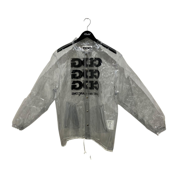 CDG(シーディージー) 【Transparent Coach Jacket】PVCコーチ