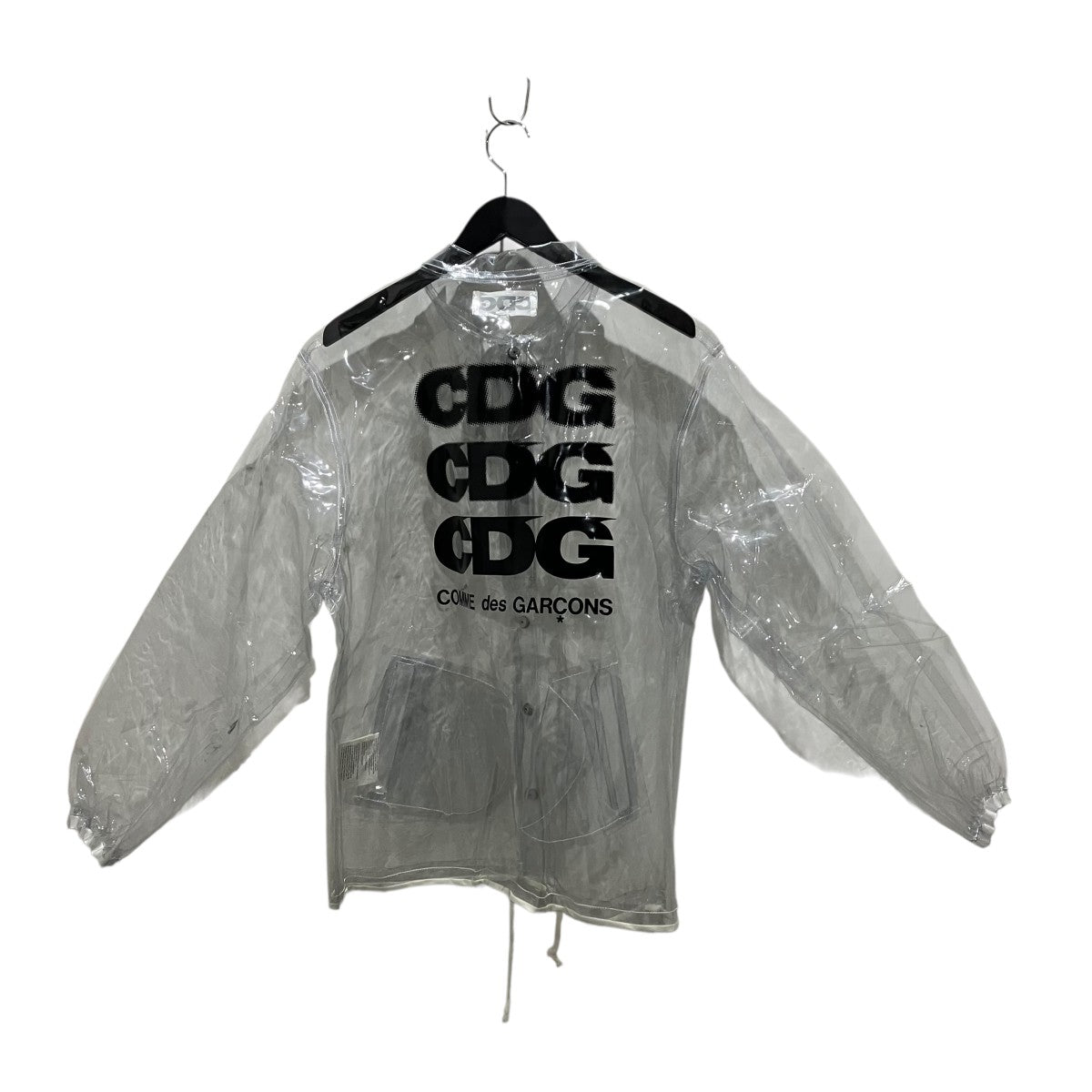 CDG(シーディージー) 【Transparent Coach Jacket】PVCコーチ