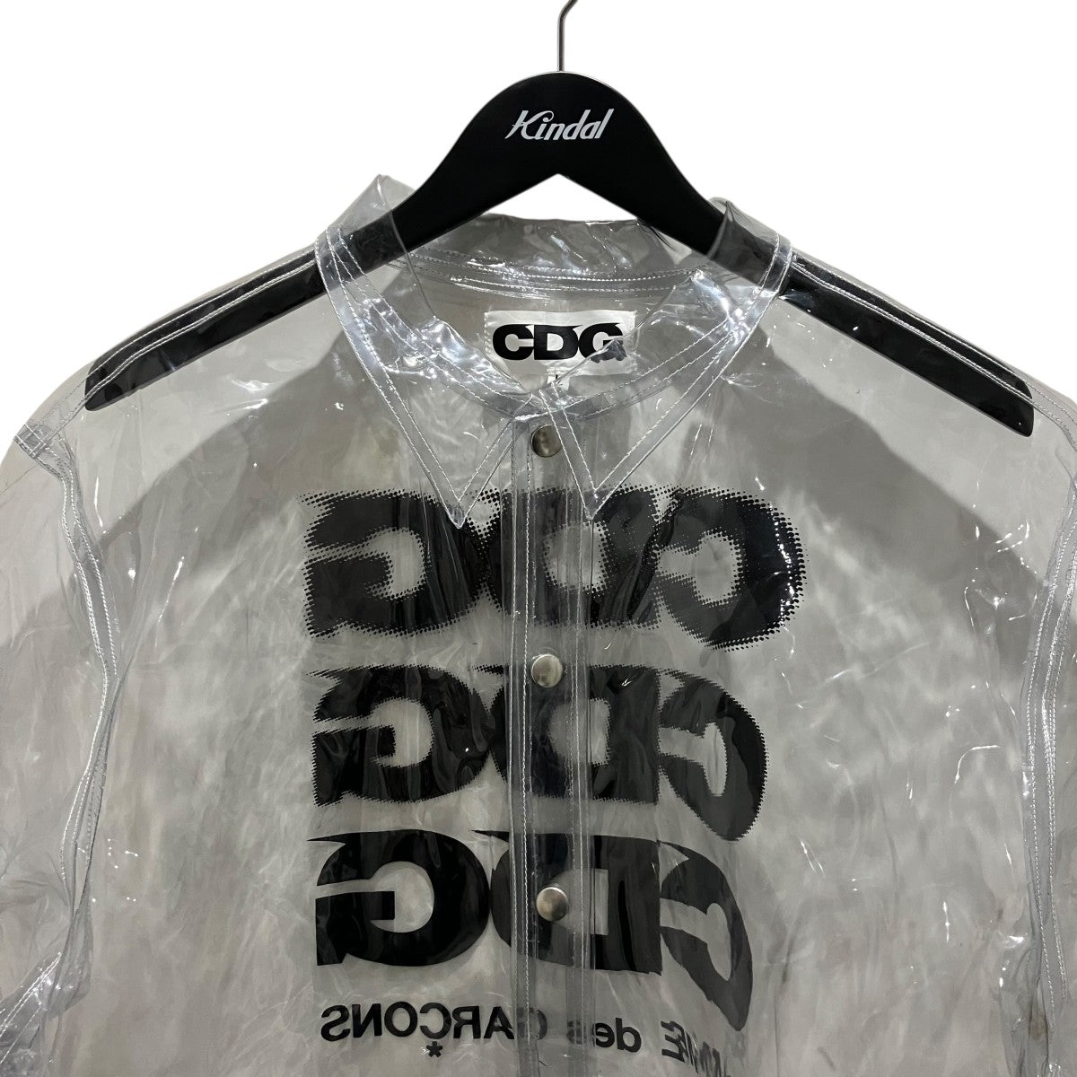 CDG(シーディージー) 【Transparent Coach Jacket】PVCコーチ