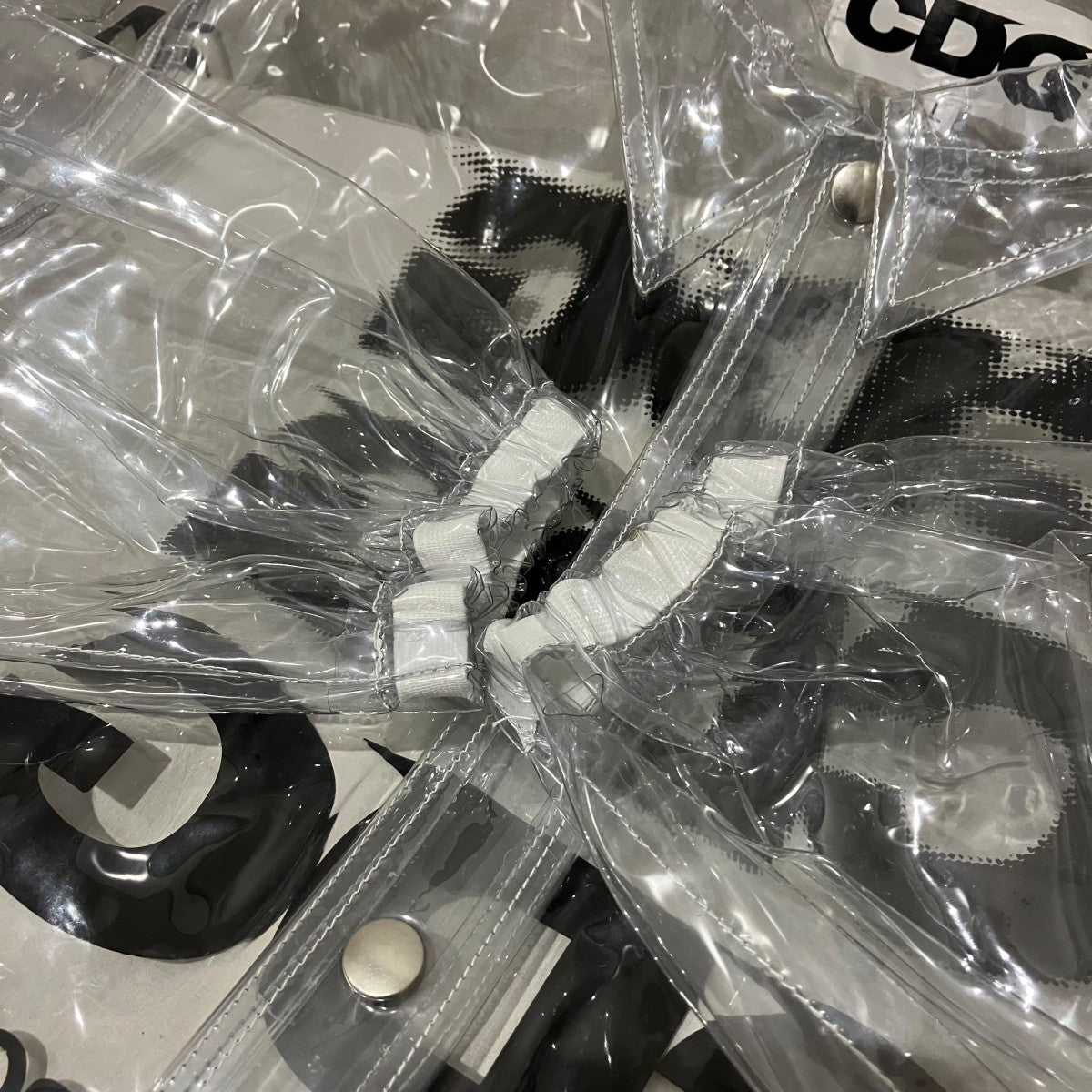 CDG(シーディージー) 【Transparent Coach Jacket】PVCコーチ