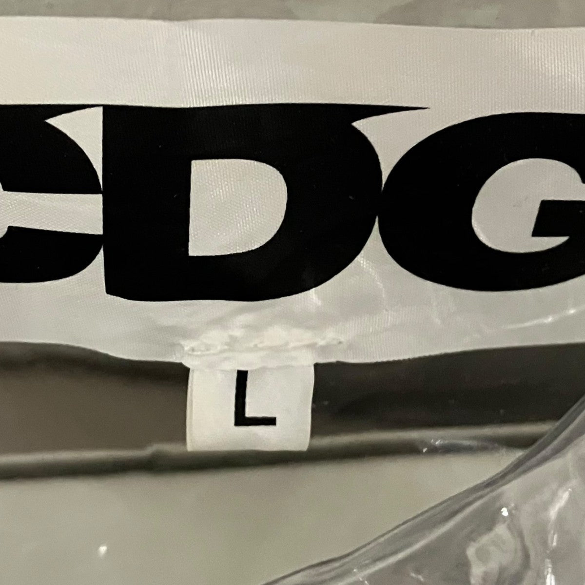 CDG(シーディージー) 【Transparent Coach Jacket】PVCコーチ