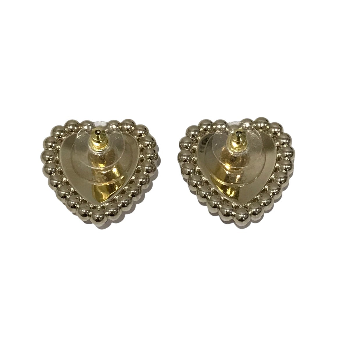 CHANEL(シャネル) 25AWB25ハートピアス ピンク×ホワイト｜【公式