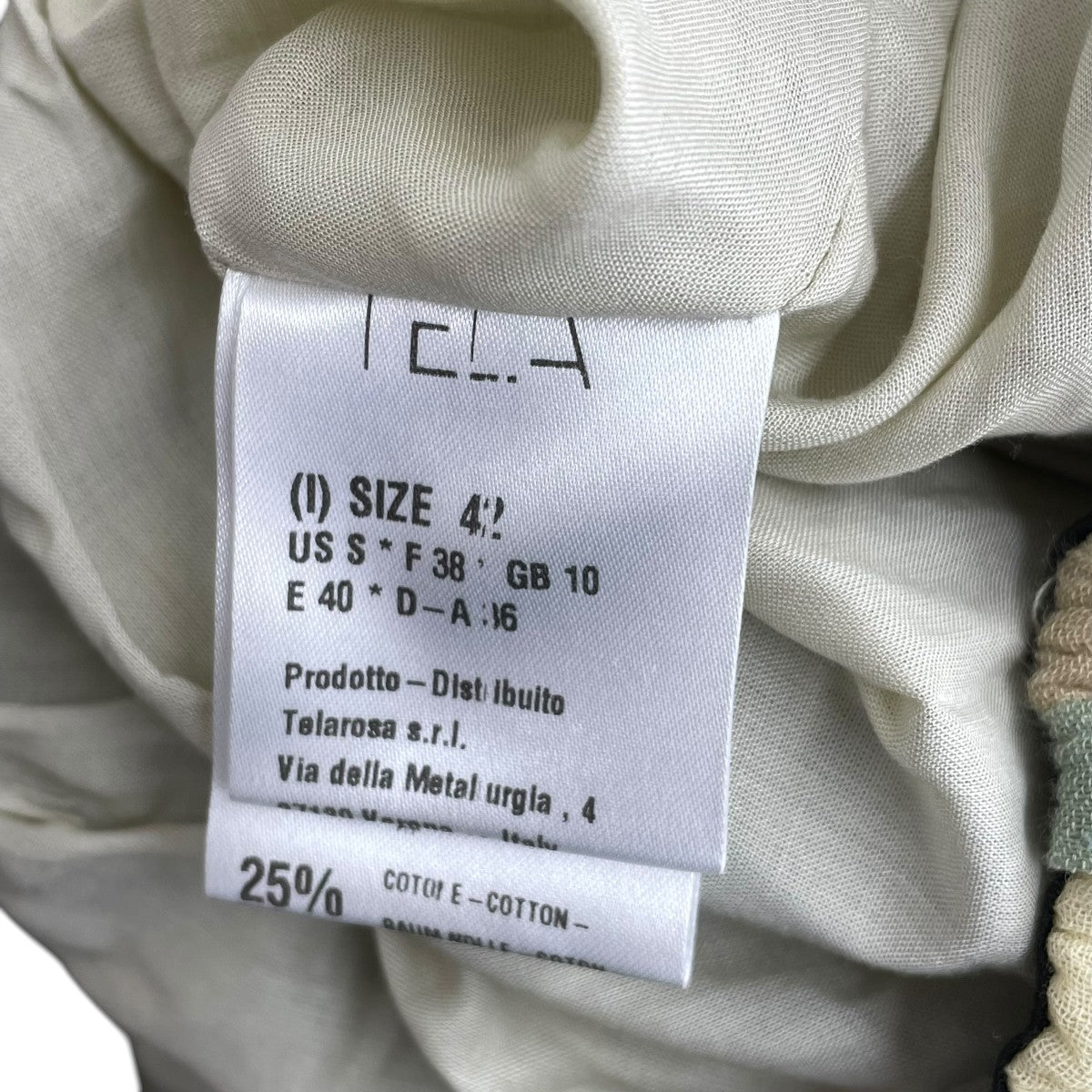 tela チェックオフショルダーワンピース 古着・中古-8枚目のアイテム画像