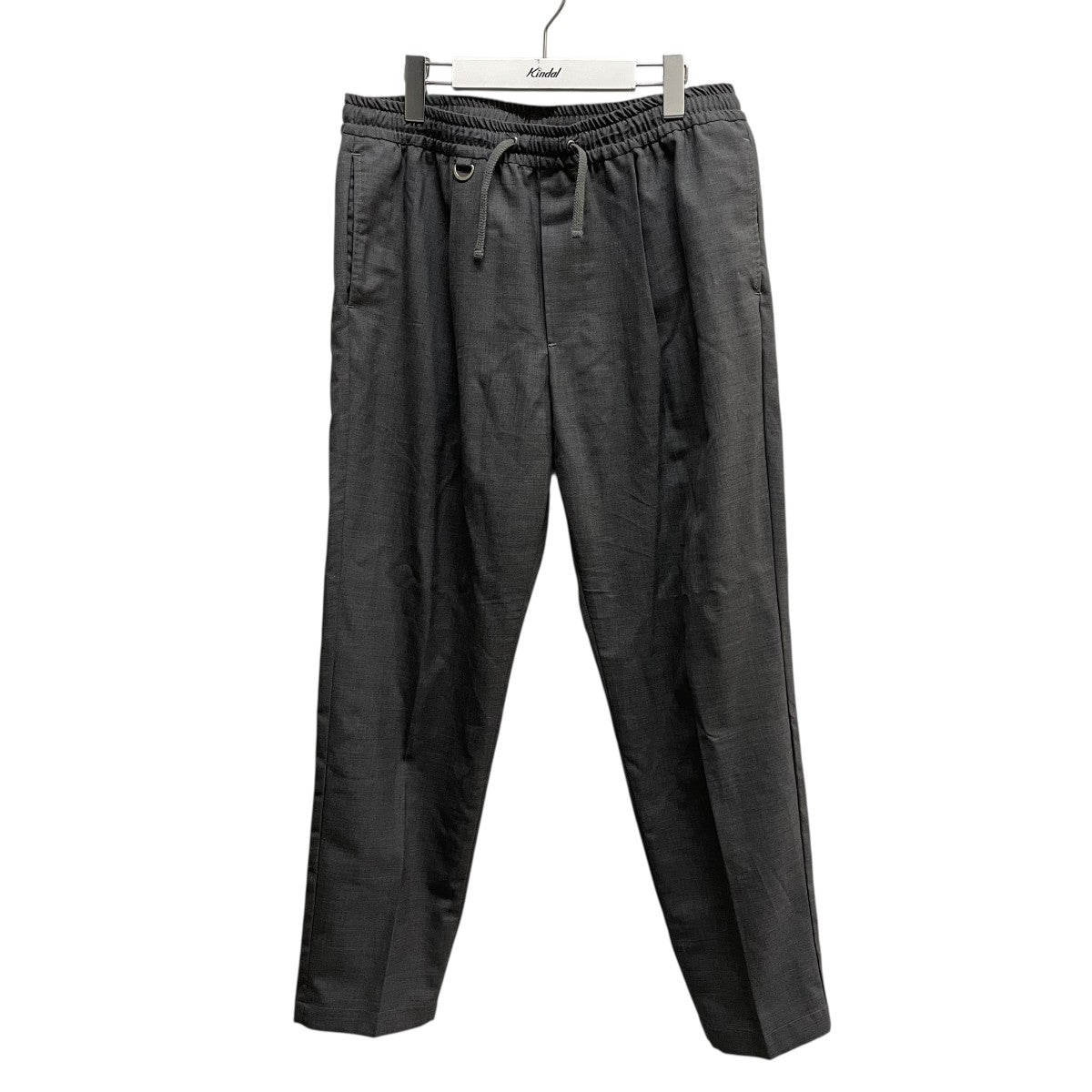 uniform experiment WOOL WIDE TAPERED 1TUCK EASY PANTSイージーパンツUE-220021 古着・中古-1枚目のアイテム画像