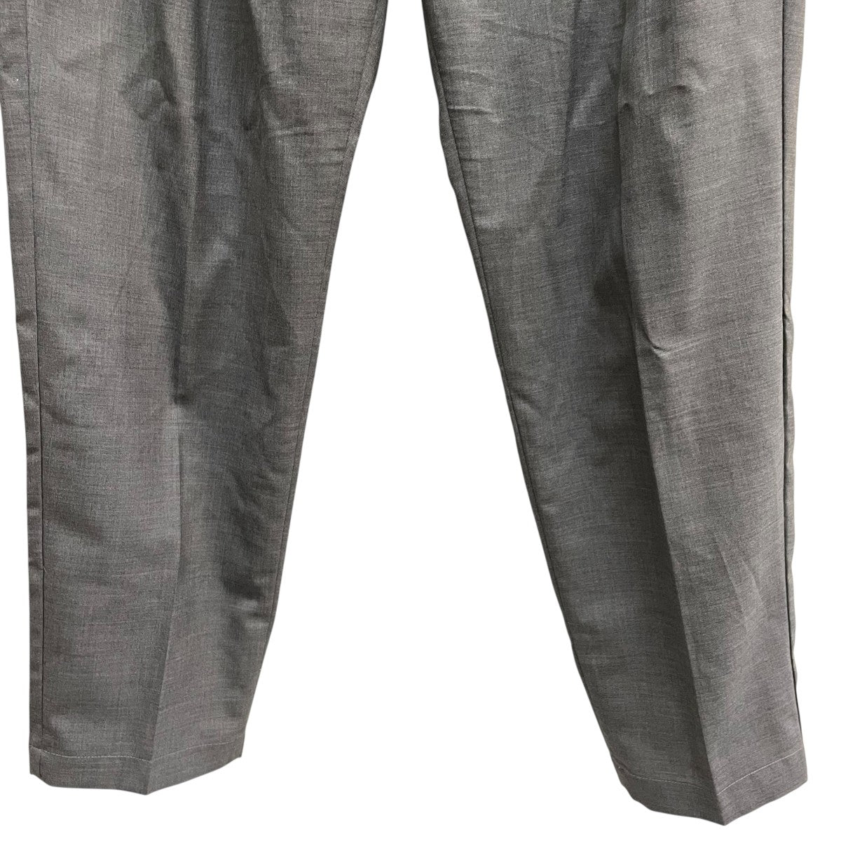 uniform experiment WOOL WIDE TAPERED 1TUCK EASY PANTSイージーパンツUE-220021 古着・中古-4枚目のアイテム画像