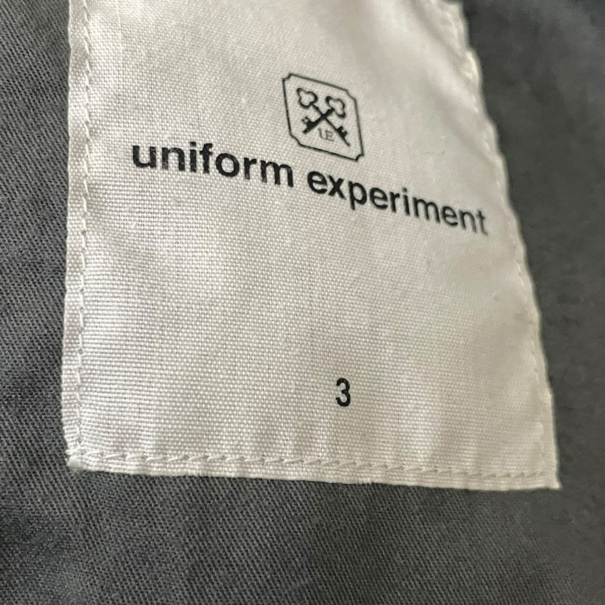 uniform experiment WOOL WIDE TAPERED 1TUCK EASY PANTSイージーパンツUE-220021 古着・中古-5枚目のアイテム画像