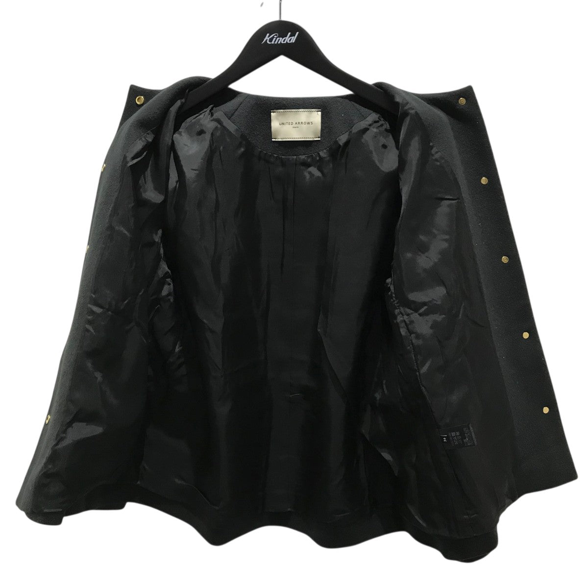 UNITED ARROWS(ユナイテッドアローズ) Wノーカラーメタルボタン