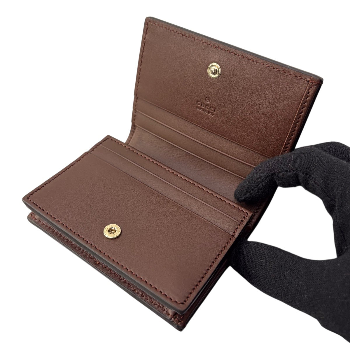 GUCCI パイソン柄 二つ折り財布 Brand Max】ルイヴィトン・ヴィトン・エルメス・シャネル