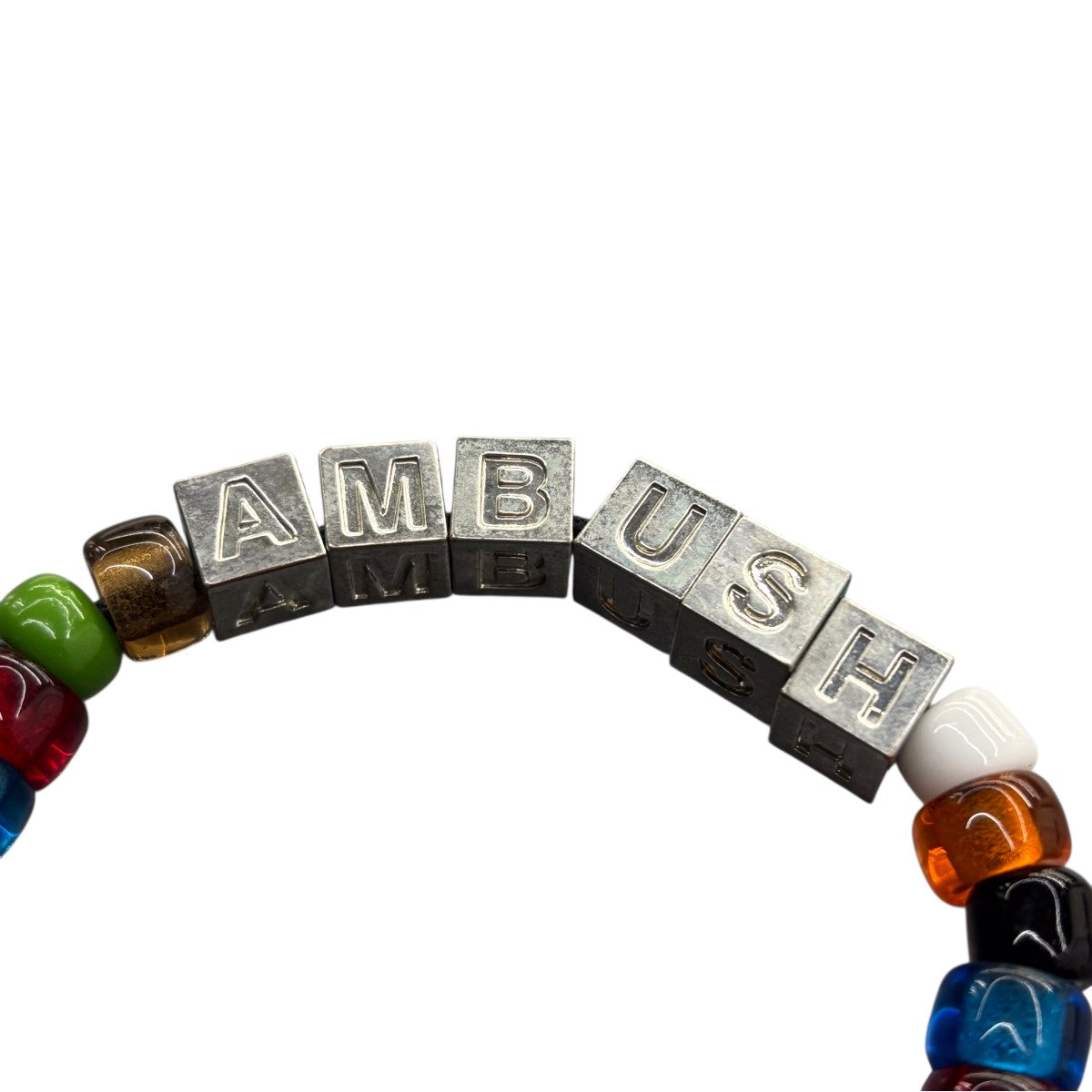 美品　AMBUSH マルチカラービーズブレスレット AMBUSH（アンブッシュ）の「AMBUSH(アンブッシュ) BEADS BRACELET