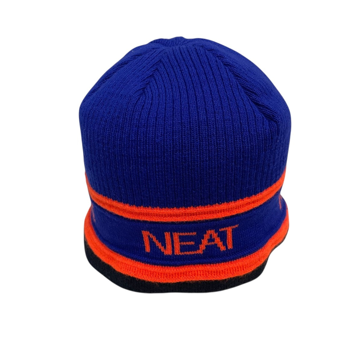 NEAT(ニート) ニットキャップ ブルー×オレンジ サイズ 表記なし