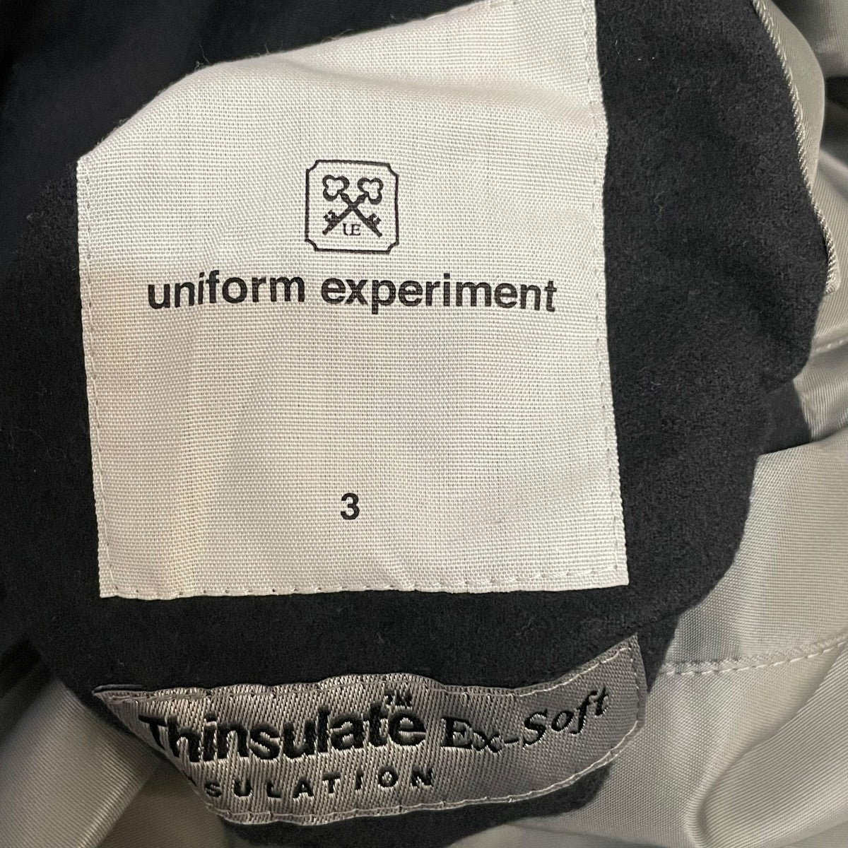 REVERSIBLE ZIP LINER中綿入りノーカラーブルゾンUE-192006