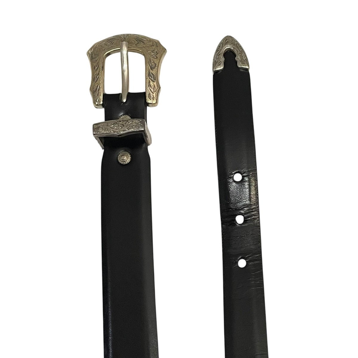 TOGA VIRILIS(トーガヴィリリース) ウエスタンバックルベルト ブラック