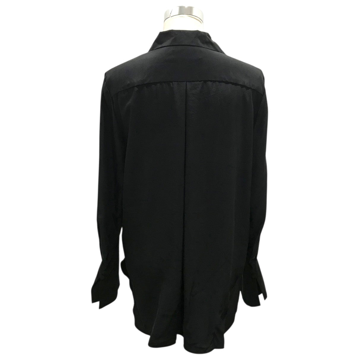 mame kurogouchi 25AW【Silk Cupra Floral Embroidery Open Collar Shirt】シルクキュプラシャツMM25FW-SH069 古着・中古-2枚目のアイテム画像