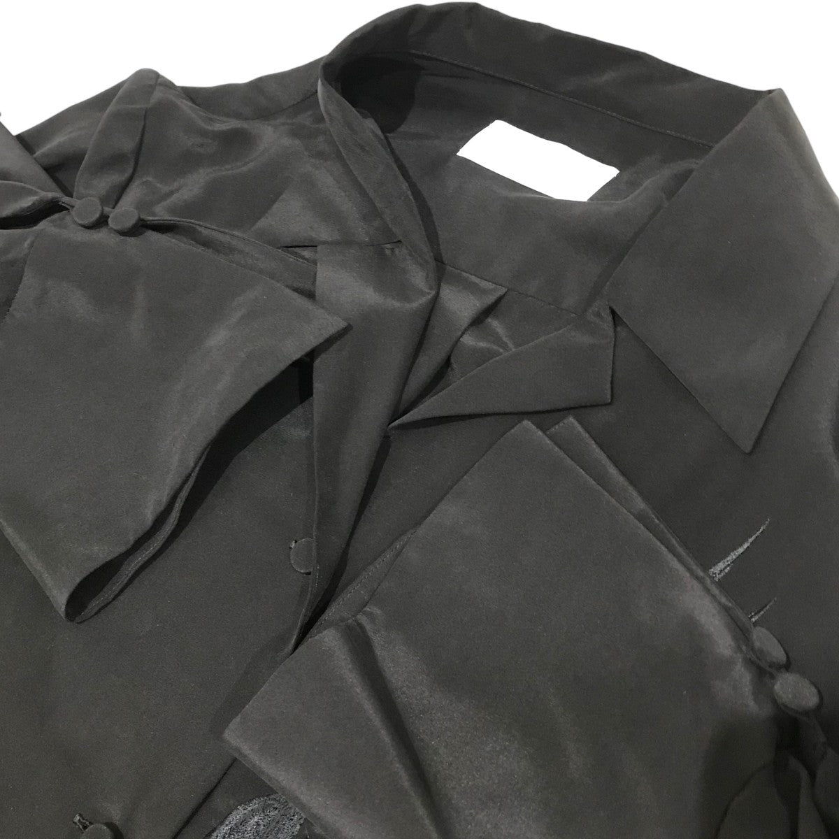 mame kurogouchi(マメクロゴウチ) 25AW【Silk Cupra Floral Embroidery