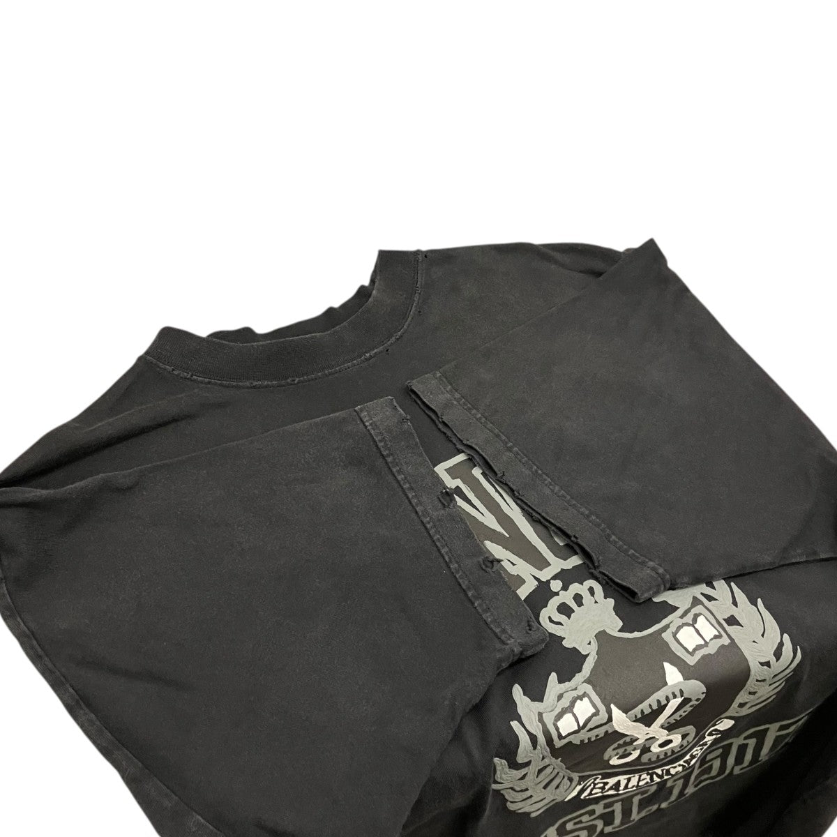 BALENCIAGA カレッジロゴペイントTシャツ739784 古着・中古-5枚目のアイテム画像