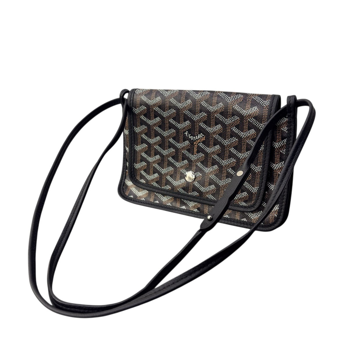 美品ゴヤールプリュメポーチウォレット GOYARD(ゴヤール) プリュメポーチウォレットバッグ - ブラック