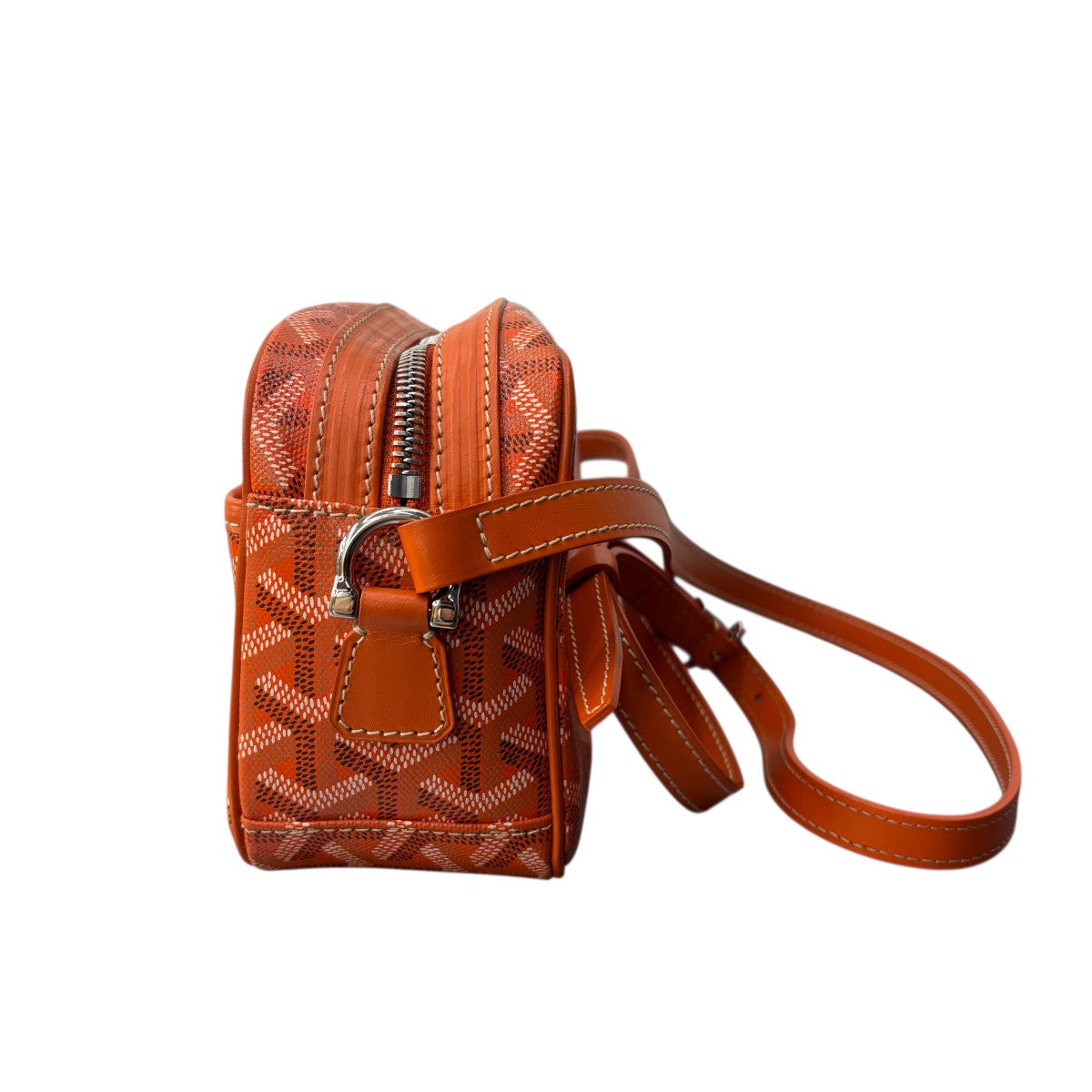 Goyard オレンジ ビジネスバッグ 大きめ 付属ショルダーバッグ 中古・古着通販】GOYARD (ゴヤール) サンマルタン オレンジ サイズ