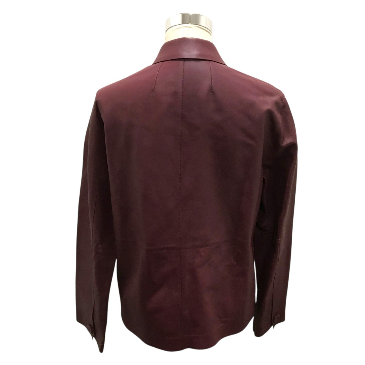 【良品】THE ROW/ザロウ　レザー ジャケット　ノーカラー　クロップド　M THE ROW - ザロウ ノーカラージャケットの通販 by プロフ必読