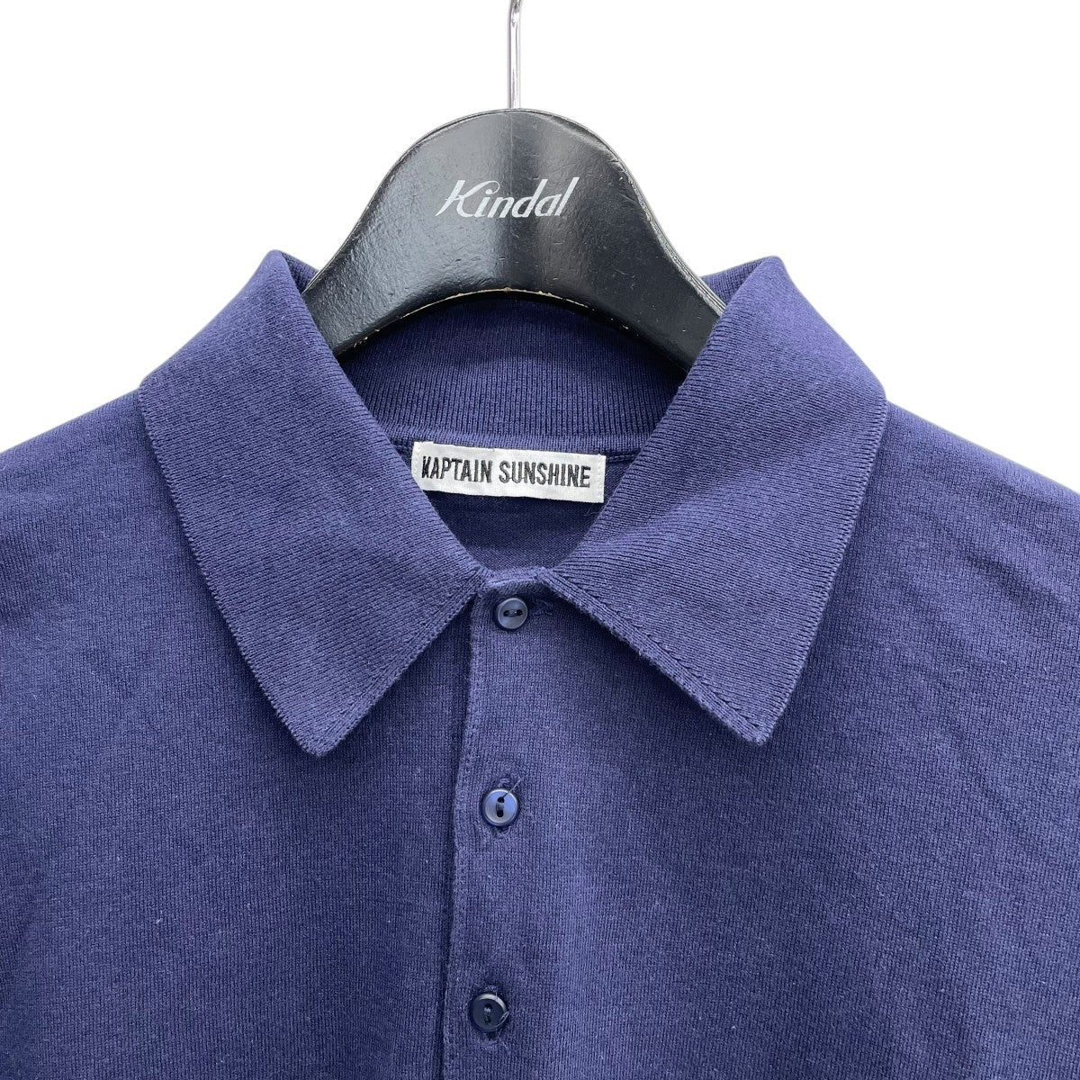 KAPTAIN SUNSHINE Cotton Knit PoloshirtコットンポロシャツKS25SKN06 古着・中古-3枚目のアイテム画像