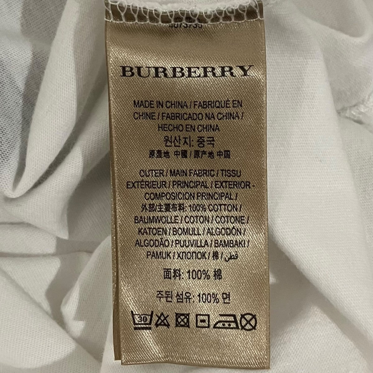 BURBERRY レタリングTシャツ4073735 古着・中古-9枚目のアイテム画像