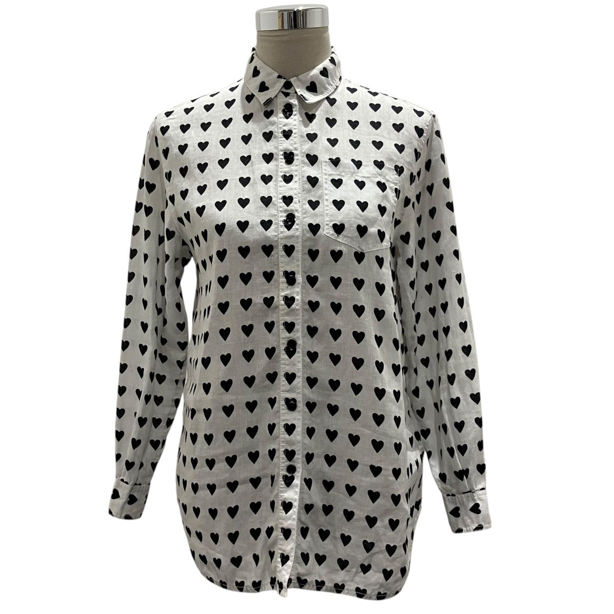 BURBERRY ハートプリントシャツ4017848 古着・中古-1枚目のアイテム画像