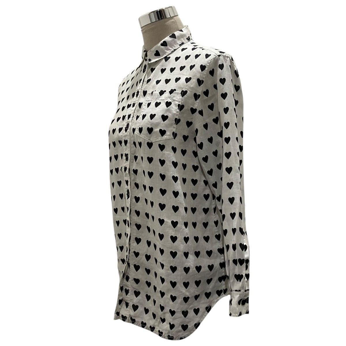 BURBERRY ハートプリントシャツ4017848 古着・中古-3枚目のアイテム画像