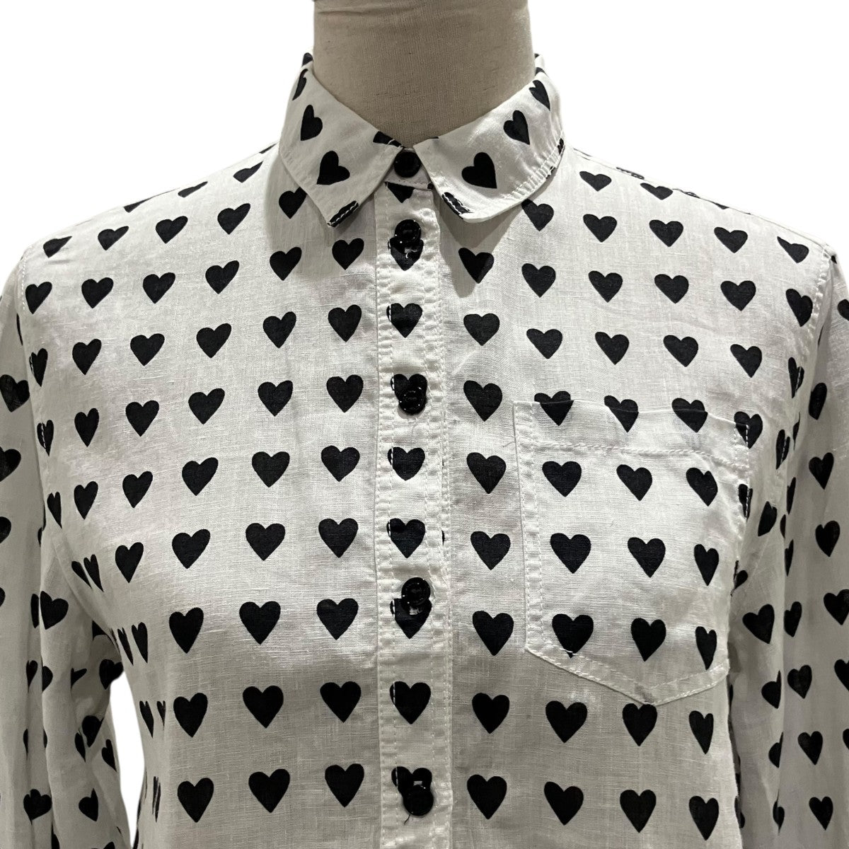 BURBERRY ハートプリントシャツ4017848 古着・中古-4枚目のアイテム画像
