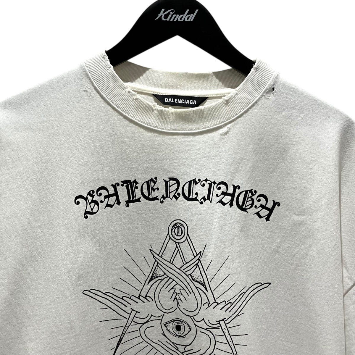 BALENCIAGA 【FREE YOUR MIND T-SHIRT】フリーマインドプリントTシャツ641614 古着・中古-3枚目のアイテム画像