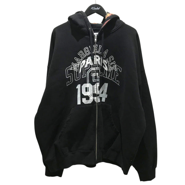 MM6 Maison Margiela×Supreme 【zip up Hooded】ジップパーカー