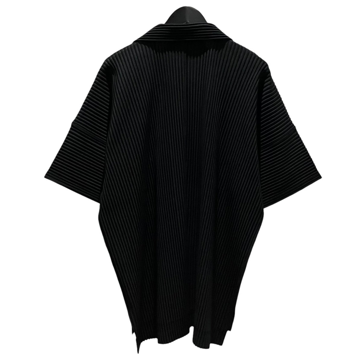 HOMME PLISSE ISSEY MIYAKE プリーツオープンカラー半袖シャツHP53JJ072 古着・中古-2枚目のアイテム画像