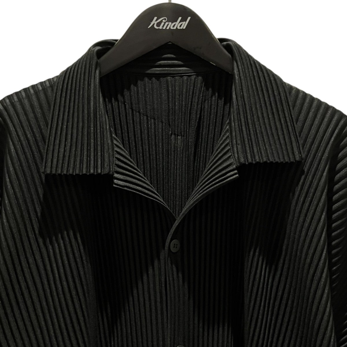 HOMME PLISSE ISSEY MIYAKE プリーツオープンカラー半袖シャツHP53JJ072 古着・中古-3枚目のアイテム画像