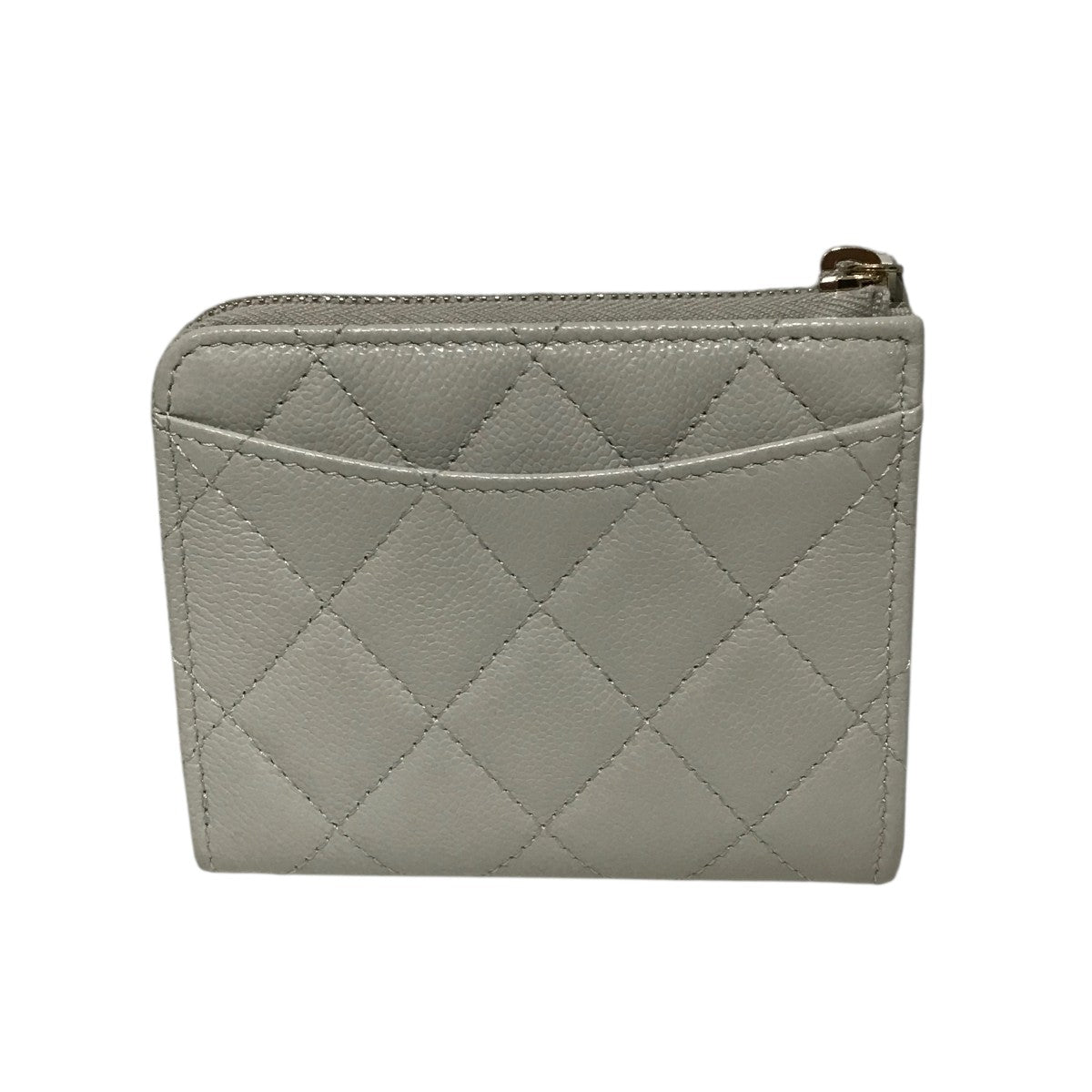 CHANEL(シャネル) Lジップ財布AP3999 AP3999 CG626*** ライトグレー