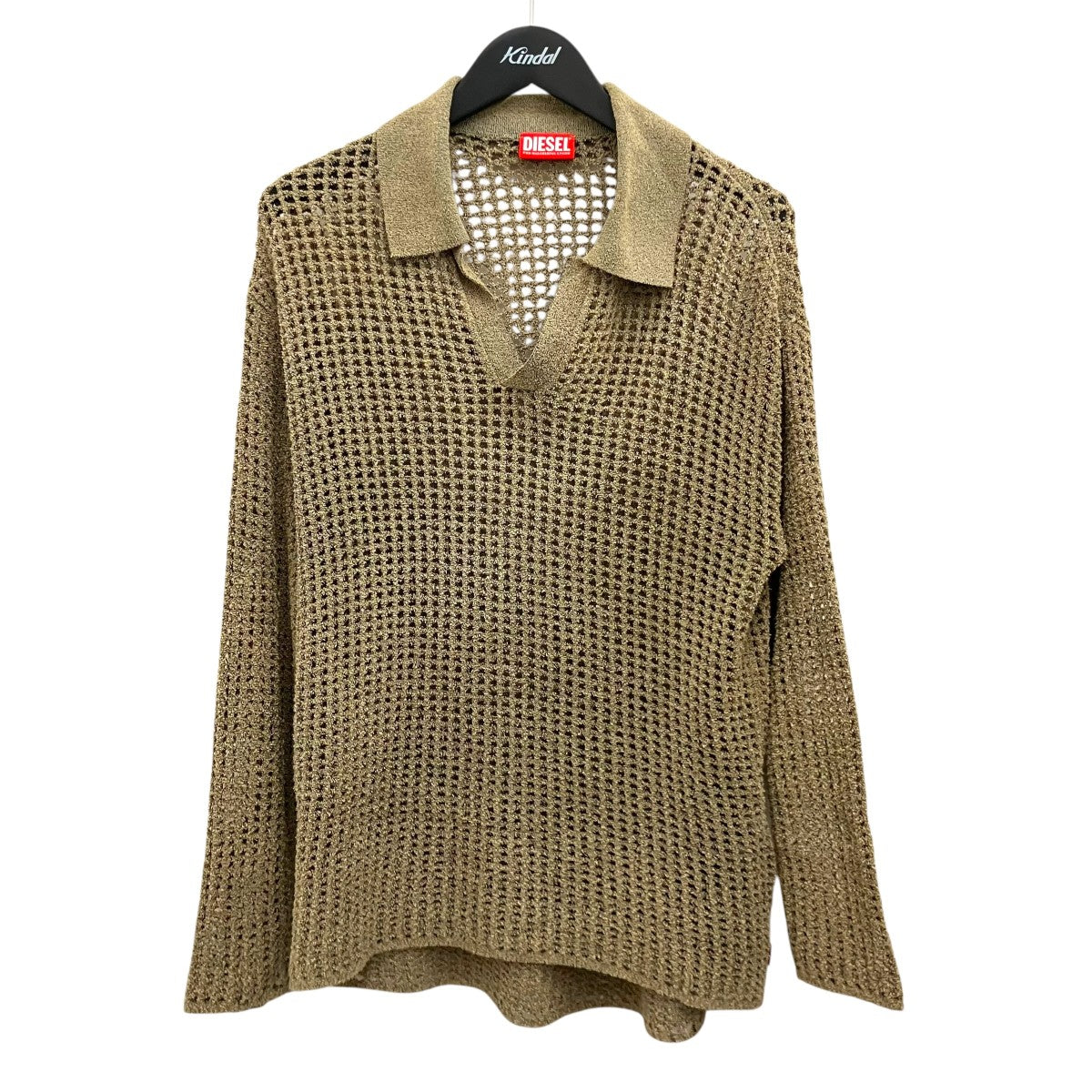 DIESEL 【K-SQUARED】長袖ポロプルオーバーシャツP01507 古着・中古-1枚目のアイテム画像