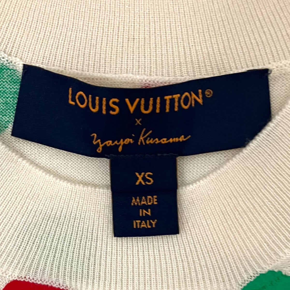 LOUIS VUITTON×草間彌生 ドットペイントニットRW231J YB8 古着・中古-7枚目のアイテム画像