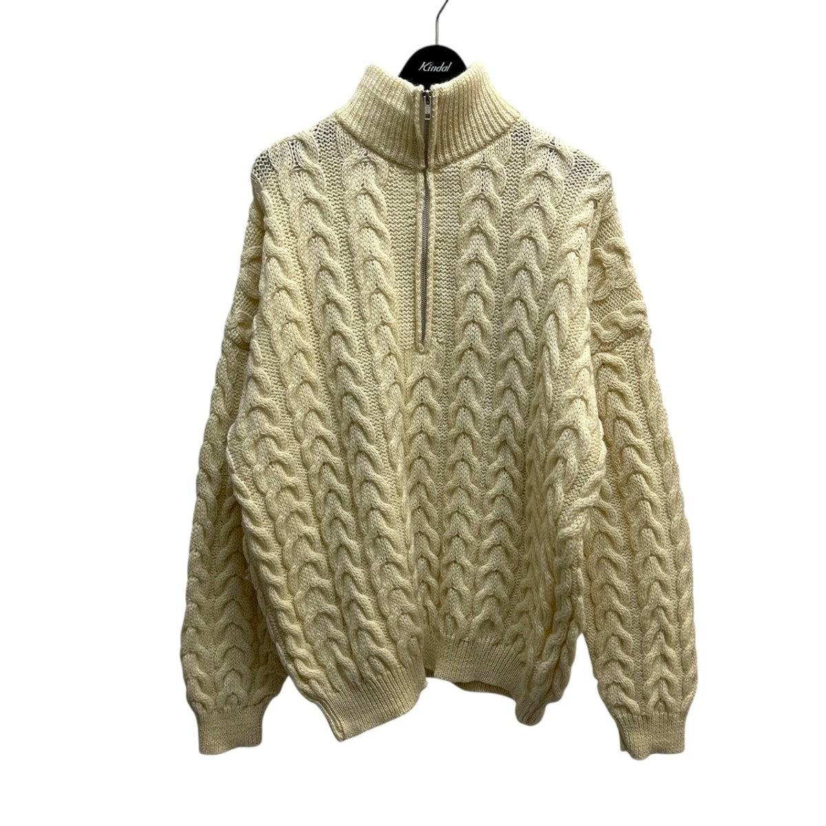 Bosworth Arans×MONKEY TIME ハーフジップニット 古着・中古-1枚目のアイテム画像