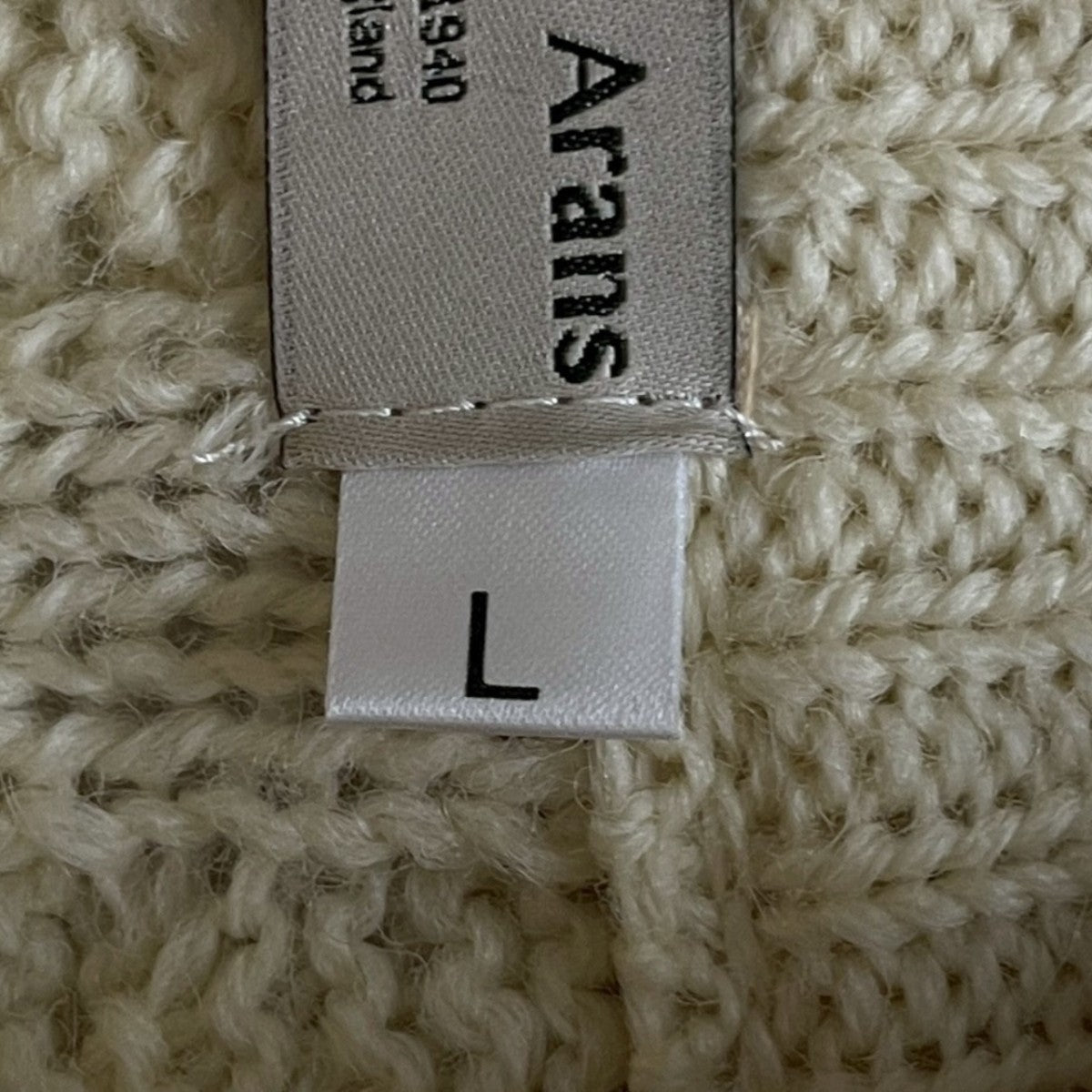 Bosworth Arans×MONKEY TIME ハーフジップニット 古着・中古-5枚目のアイテム画像