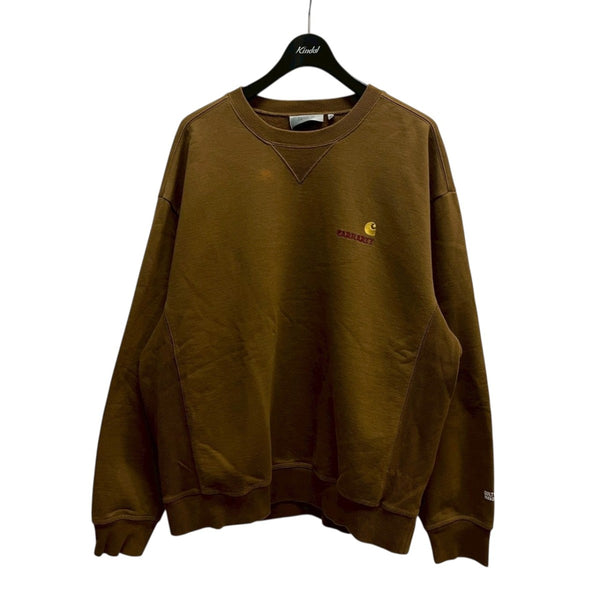 CarHartt×WACKO MARIA 胸ロゴ刺繍スウェット202.20PO00489 202.20