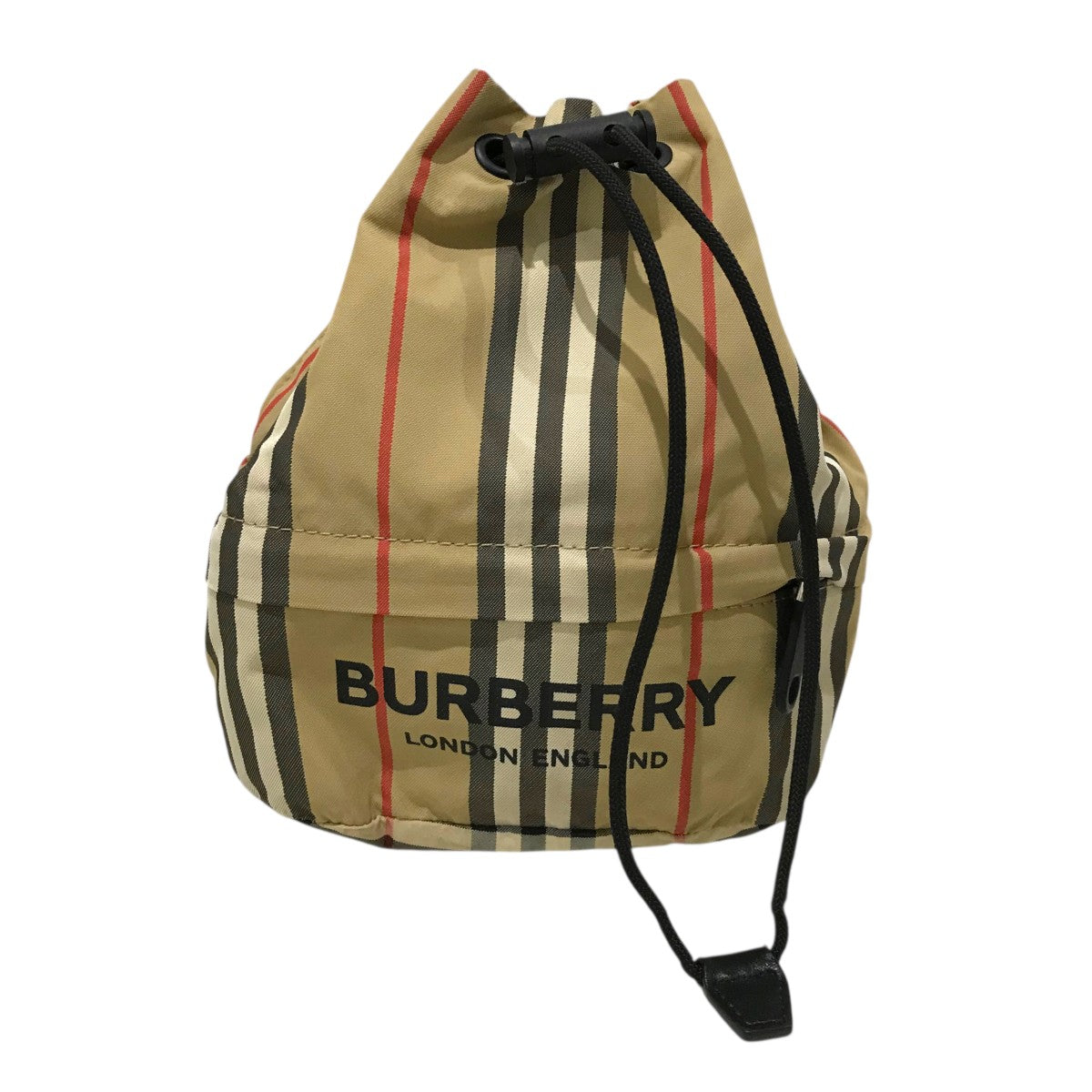 BURBERRY 巾着ショルダーバッグ 古着・中古-2枚目のアイテム画像