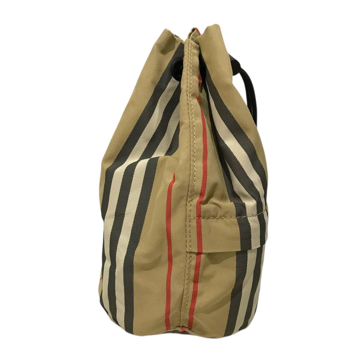 BURBERRY 巾着ショルダーバッグ 古着・中古-4枚目のアイテム画像