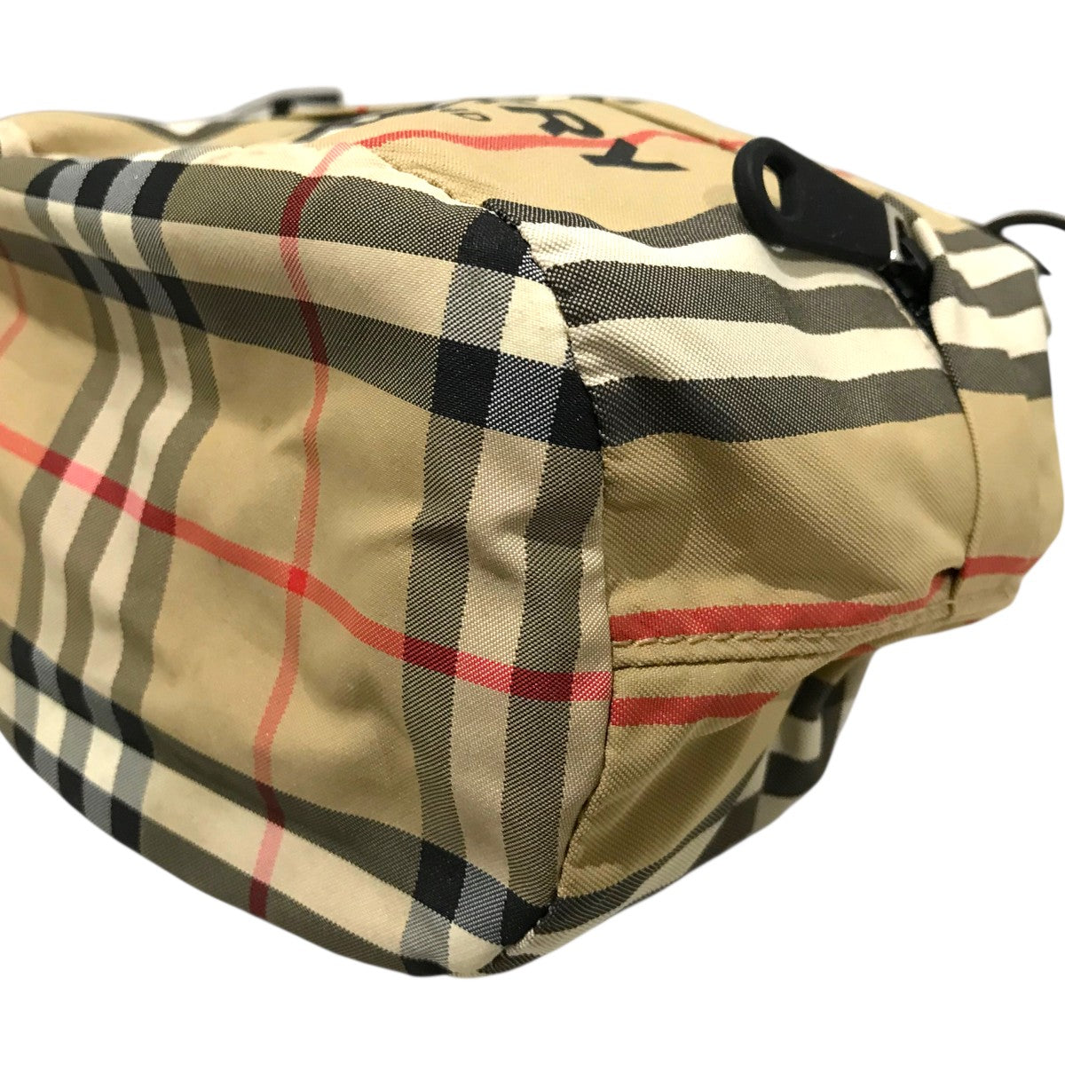 BURBERRY 巾着ショルダーバッグ 古着・中古-6枚目のアイテム画像